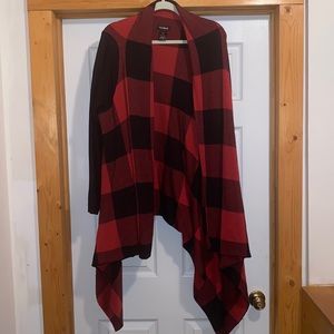 Torrid plaid sweater size 5